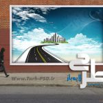 طرح لایه باز پوستر تصاویر تجاری 002