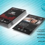 طرح لایه باز کارت ویزیت موسیقی 003